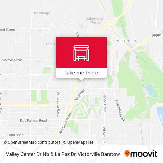 Mapa de Valley Center Dr Nb & La Paz Dr