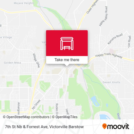 7th St Nb & Forrest Ave map