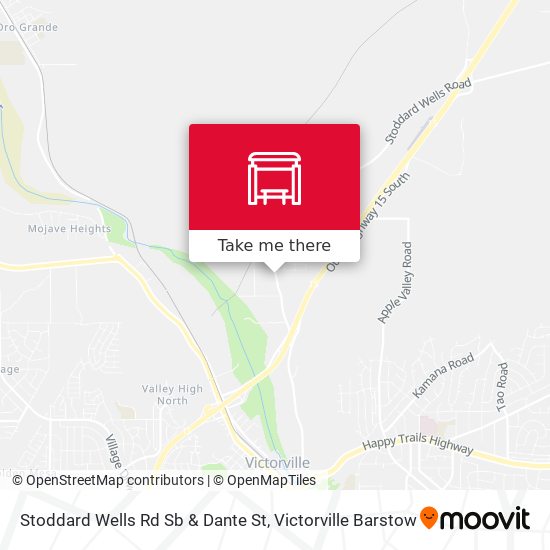 Stoddard Wells Rd Sb & Dante St map