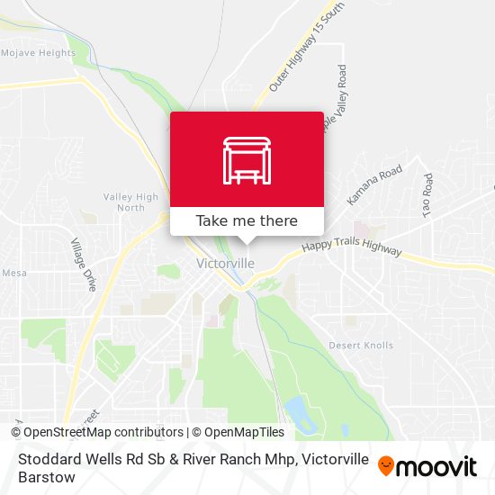 Stoddard Wells Rd Sb & River Ranch Mhp map