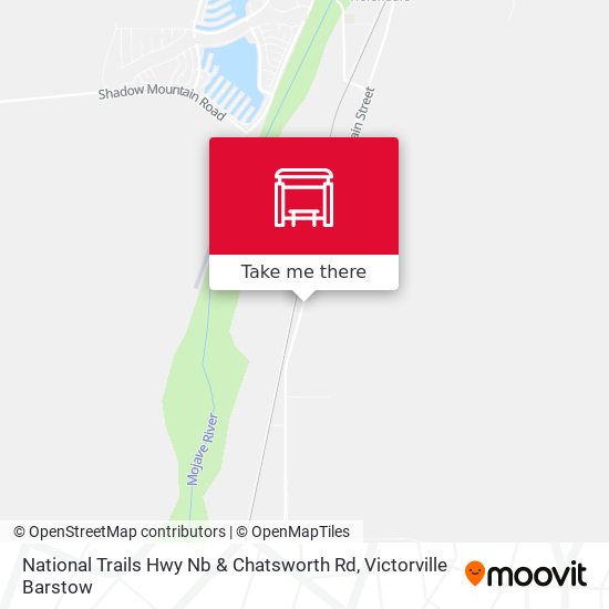 Mapa de National Trails Hwy Nb & Chatsworth Rd