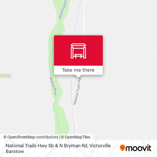 Mapa de National Trails Hwy Sb & N Bryman Rd