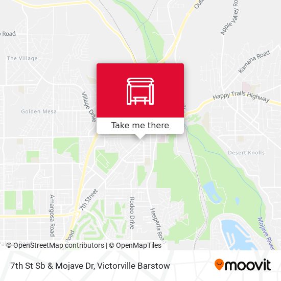 Mapa de 7th St Sb & Mojave Dr