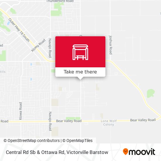 Central Rd Sb & Ottawa Rd map