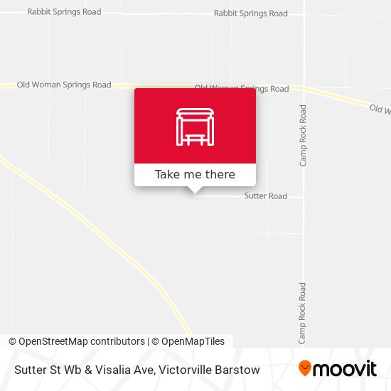 Mapa de Sutter St Wb & Visalia Ave