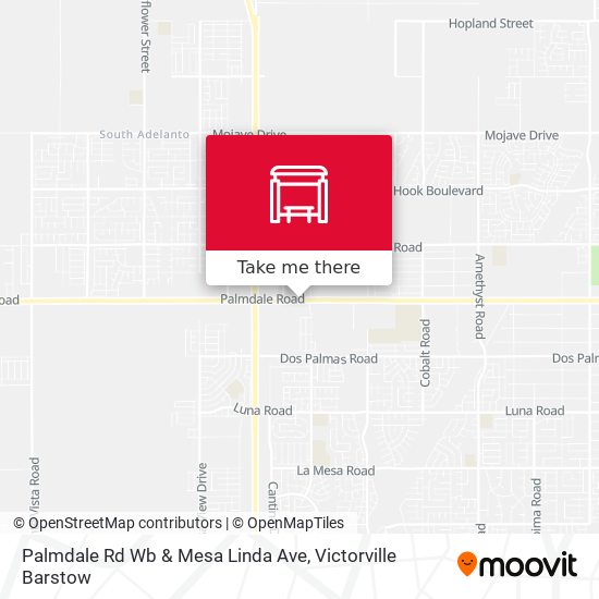 Mapa de Palmdale Rd Wb  & Mesa Linda Ave