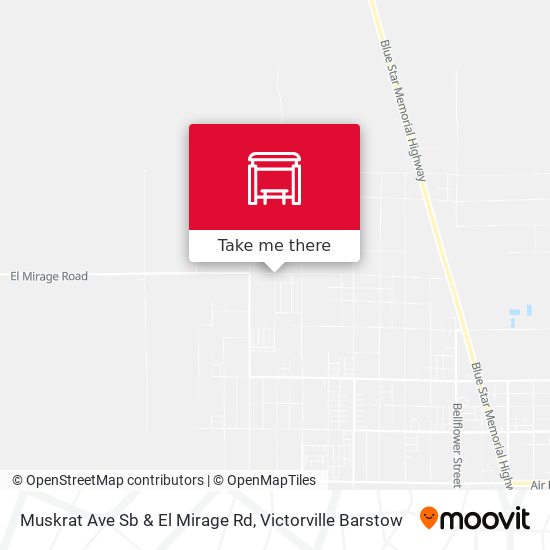 Mapa de Muskrat Ave Sb & El Mirage Rd