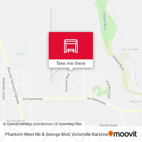 Mapa de Phantom West Nb & George Blvd