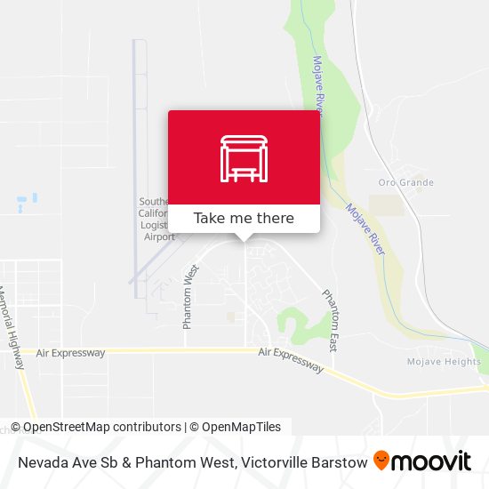 Mapa de Nevada Ave Sb & Phantom West