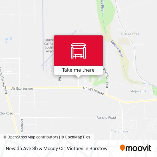 Nevada Ave Sb & Mccoy Cir map
