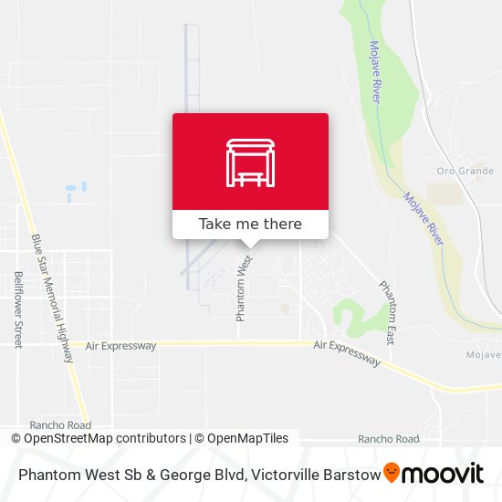 Mapa de Phantom West Sb & George Blvd