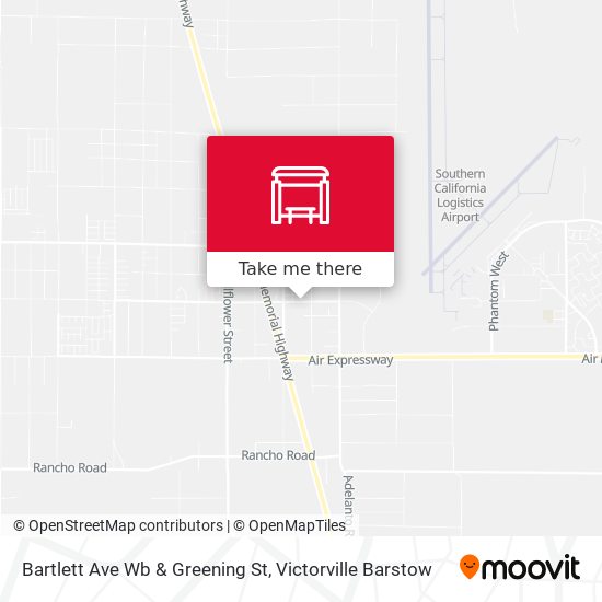 Mapa de Bartlett Ave Wb & Greening St