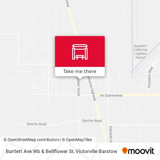 Mapa de Bartlett Ave Wb & Bellflower St