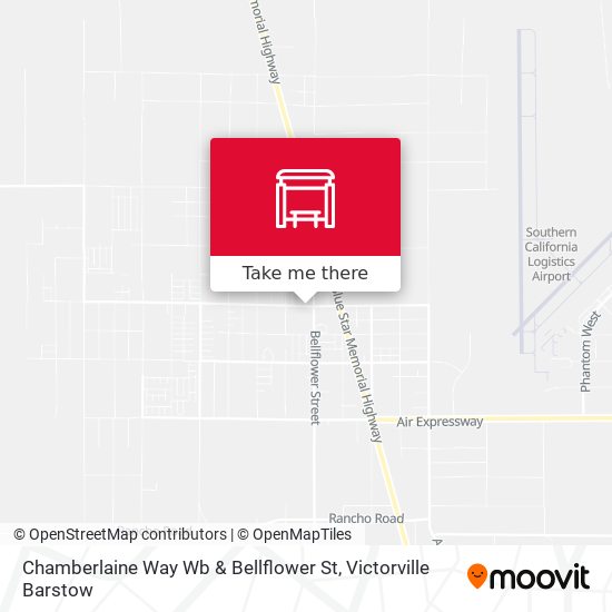 Mapa de Chamberlaine Way Wb & Bellflower St