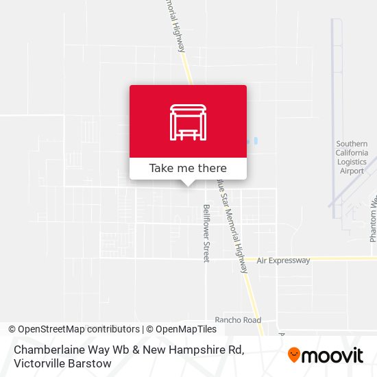 Chamberlaine Way Wb & New Hampshire Rd map