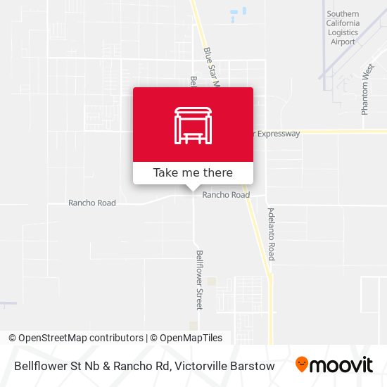 Mapa de Bellflower St Nb & Rancho Rd