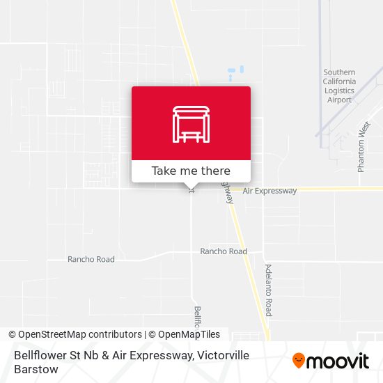 Mapa de Bellflower St Nb & Air Expressway