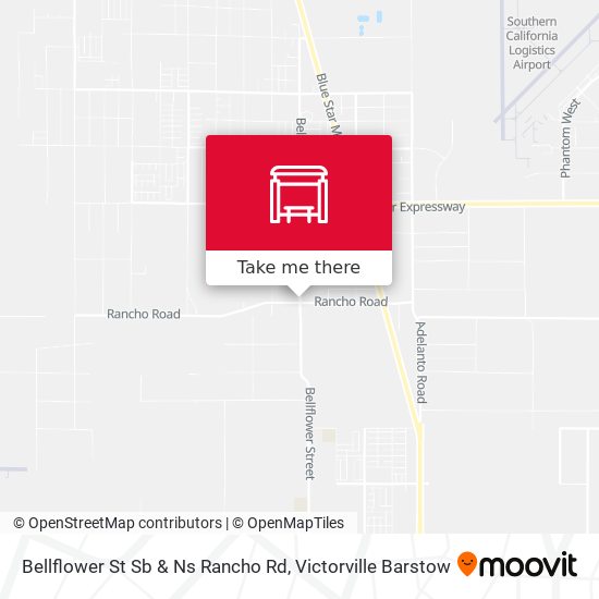 Mapa de Bellflower St Sb & Ns Rancho Rd