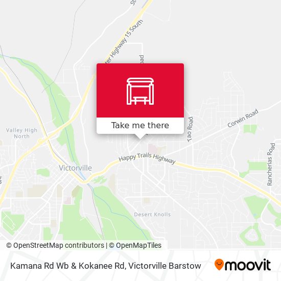Kamana Rd Wb & Kokanee Rd map