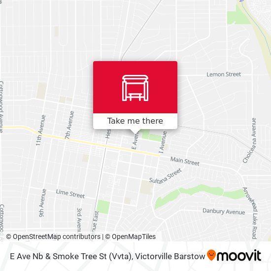 Mapa de E Ave Nb & Smoke Tree St (Vvta)