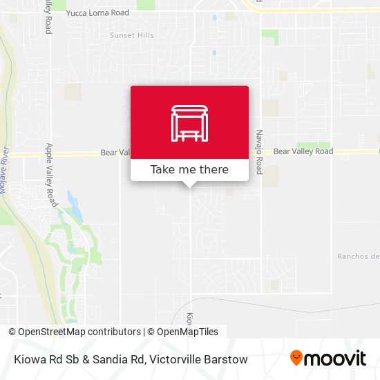 Mapa de Kiowa Rd Sb & Sandia Rd