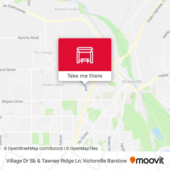 Village Dr Sb & Tawney Ridge Ln map