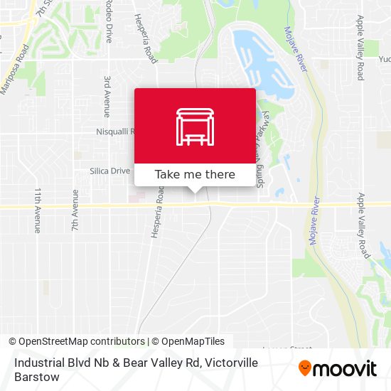 Mapa de Industrial Blvd Nb & Bear Valley Rd