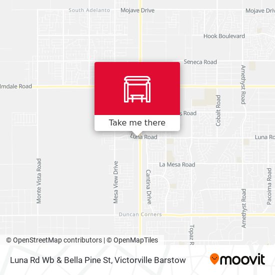 Mapa de Luna Rd Wb & Bella Pine St