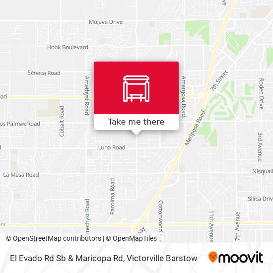 Mapa de El Evado Rd Sb & Maricopa Rd