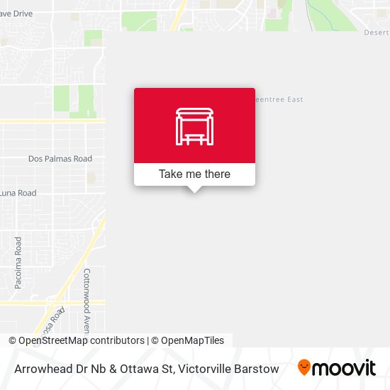 Arrowhead Dr Nb & Ottawa St map