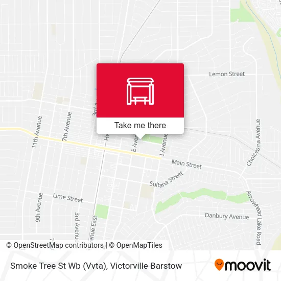 Mapa de Smoke Tree St Wb (Vvta)