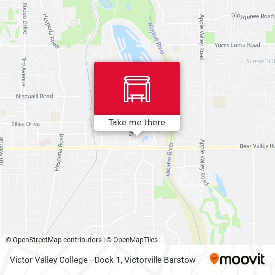 Mapa de Victor Valley College - Dock 1