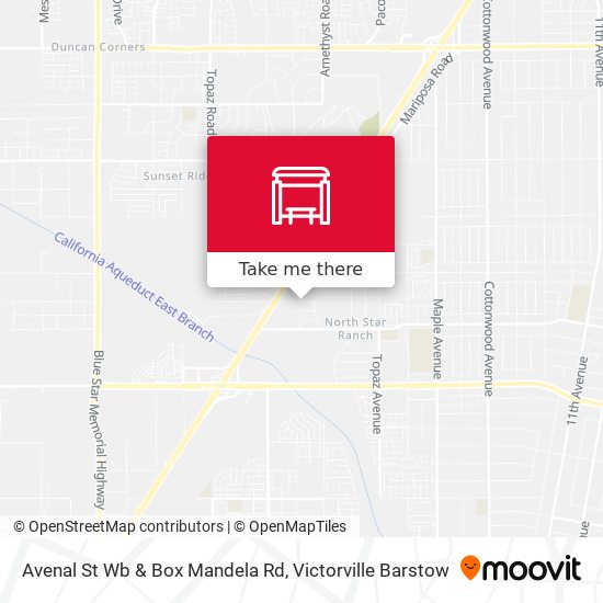 Mapa de Avenal St Wb & Box Mandela Rd