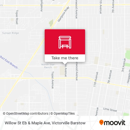 Willow St Eb & Maple Ave map