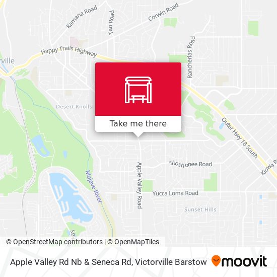 Mapa de Apple Valley Rd Nb & Seneca Rd