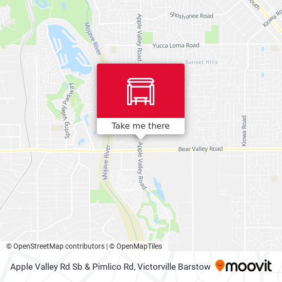 Mapa de Apple Valley Rd Sb & Pimlico Rd