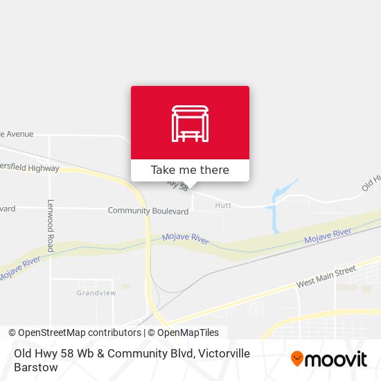Old Hwy 58 Wb & Community Blvd map