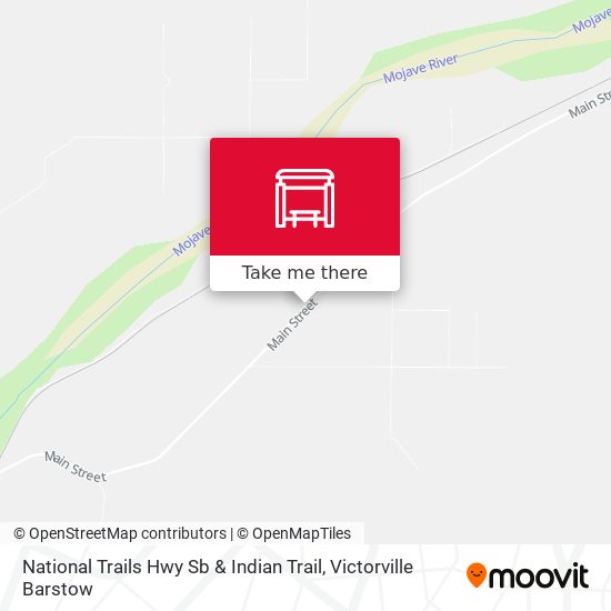 National Trails Hwy Sb & Indian Trail map