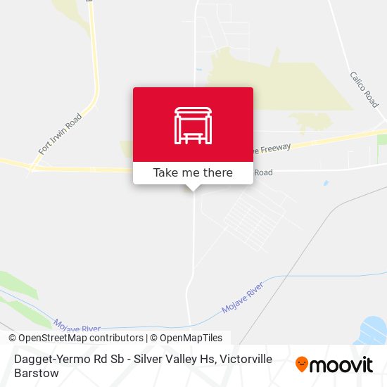 Mapa de Dagget-Yermo Rd Sb - Silver Valley Hs