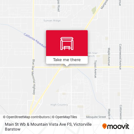 Main St Wb & Mountain Vista Ave FS map