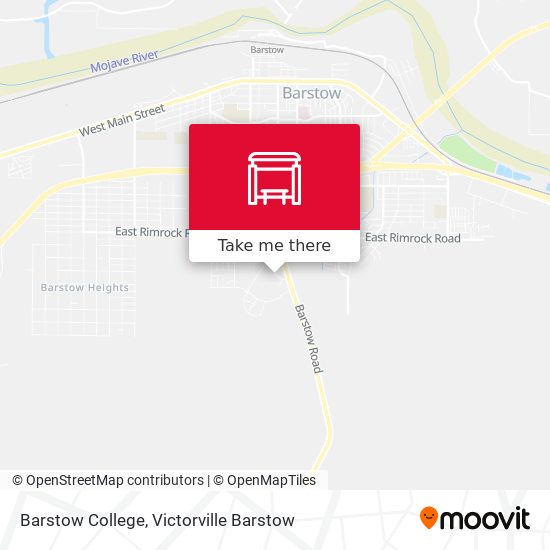 Mapa de Barstow College