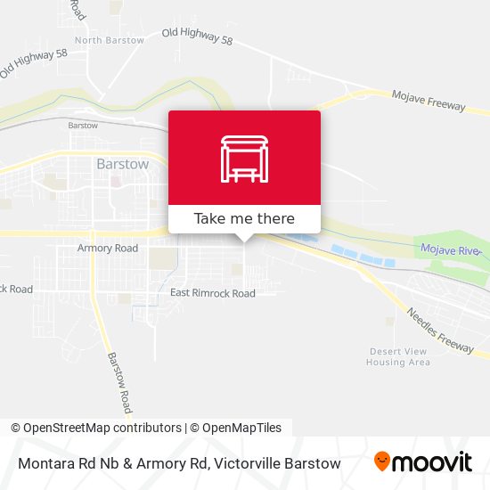 Montara Rd Nb & Armory Rd map