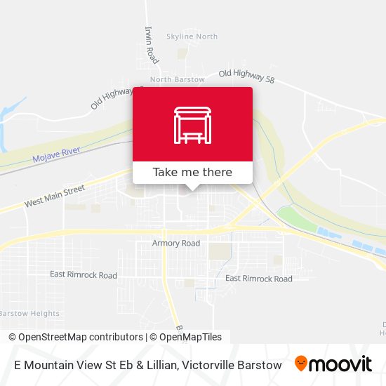 E Mountain View St Eb & Lillian map