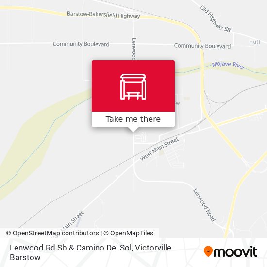 Lenwood Rd Sb & Camino Del Sol map