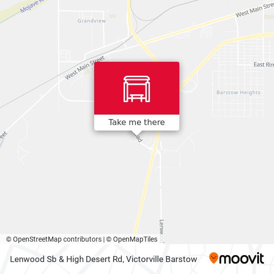 Mapa de Lenwood Sb & High Desert Rd