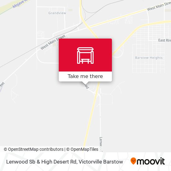 Lenwood Sb & High Desert Rd map