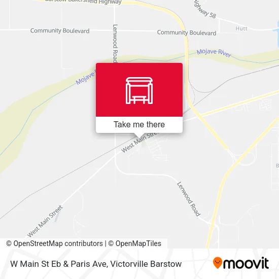 Mapa de W Main St Eb & Paris Ave