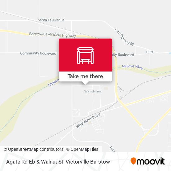 Mapa de Agate Rd Eb & Walnut St