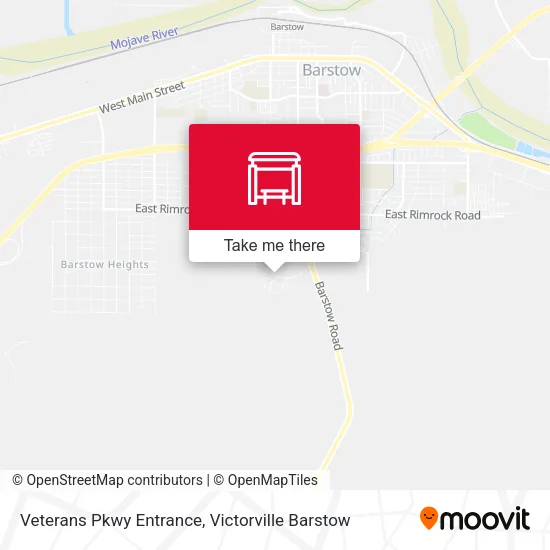 Veterans Pkwy Entrance map