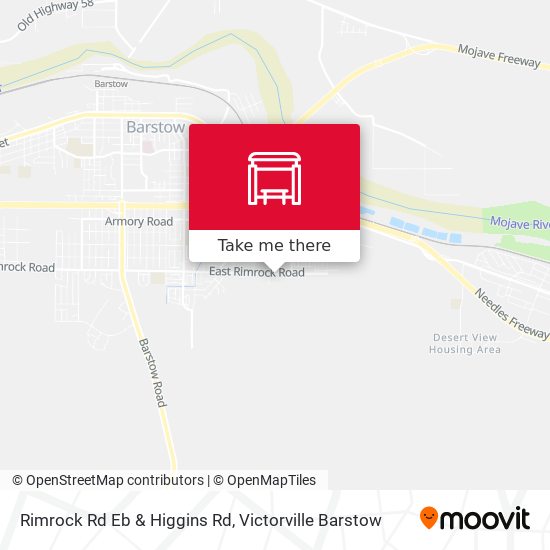 Rimrock Rd Eb & Higgins Rd map